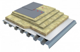 Vata bazaltica acoperis Technoroof 50, grosime 100mm, dim 2400x1000 8 mp