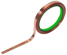 Banda cupru adeziva pentru pardoseli conductive, 9mm x 25m
