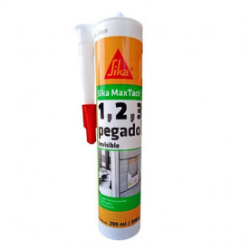Sika MaxTack Invisible Adeziv monocomponent pe baza de dispersie acrilica de apa, transparent dupa intarire