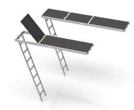 Platformă acces cu placaj de aluminiu si scară DELTA 73 (LN 264 307)