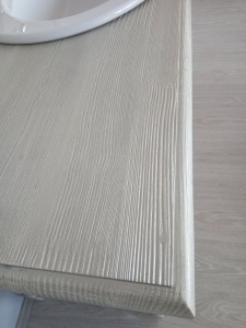 Set masca de lavoar + oglinda Shabby Chic lemn masiv, 128 x 54 x 191 cm - Img 4