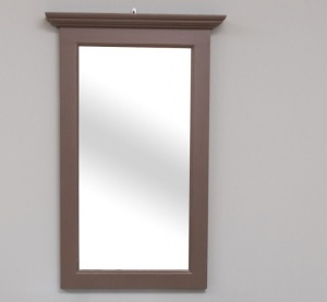 Oglinda de baie Kavaler lemn masiv, 64 x 8 x 100 cm - Img 1