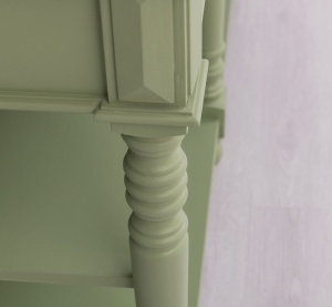 Set masca de baie dubla + doua oglinzi Shabby Chic lemn masiv, 150 x 54 x 90 cm - Img 3