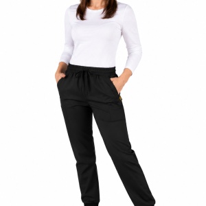 Pantaloni negri microfibra