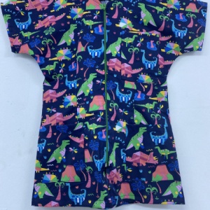 Print Dino zippered gown - Img 3