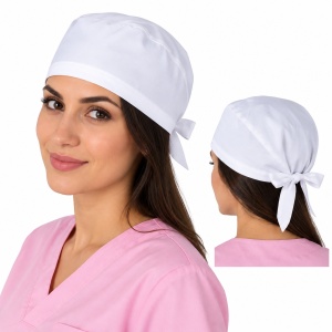 Boneta unisex alba