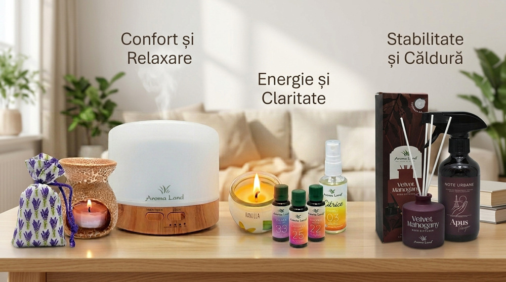 Odorizant de cameră: difuzor arome, lumânări parfumate sau spray – ce alegi?