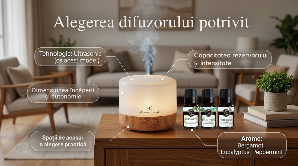 Cum alegi un difuzor de aromaterapie potrivit pentru tine
