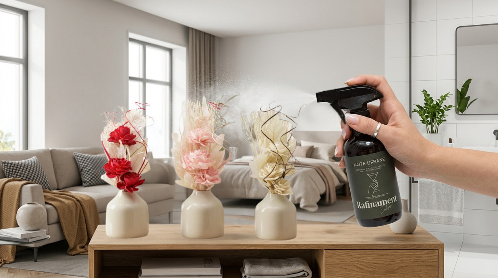 Aranjamente florale din lemn de Sola cu parfum ambiental Note Urbane