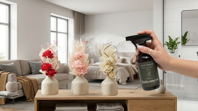 Aranjamente florale din lemn de Sola cu parfum ambiental Note Urbane