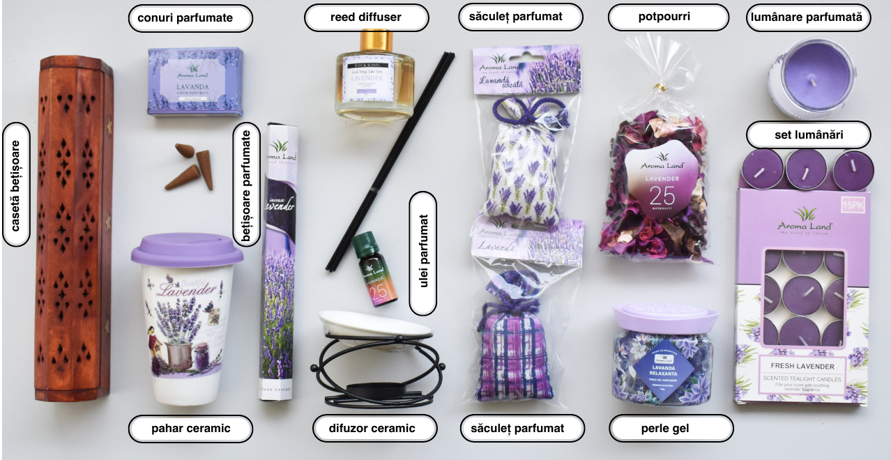 Componenta set cadou Armonia Casei - Lavender Dream