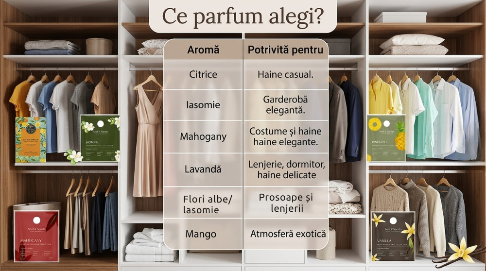 Arome saculeti parfumati