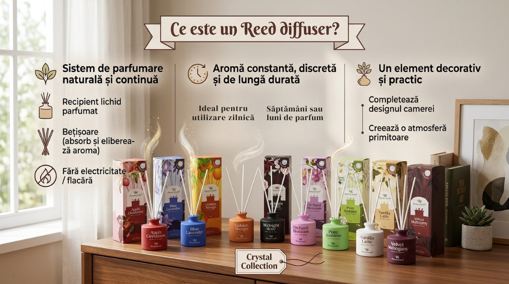 Reed diffuser - difuzor cu bețișoare