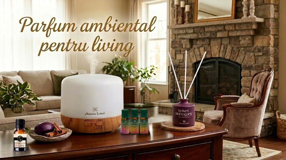 Parfum ambiental pentru living