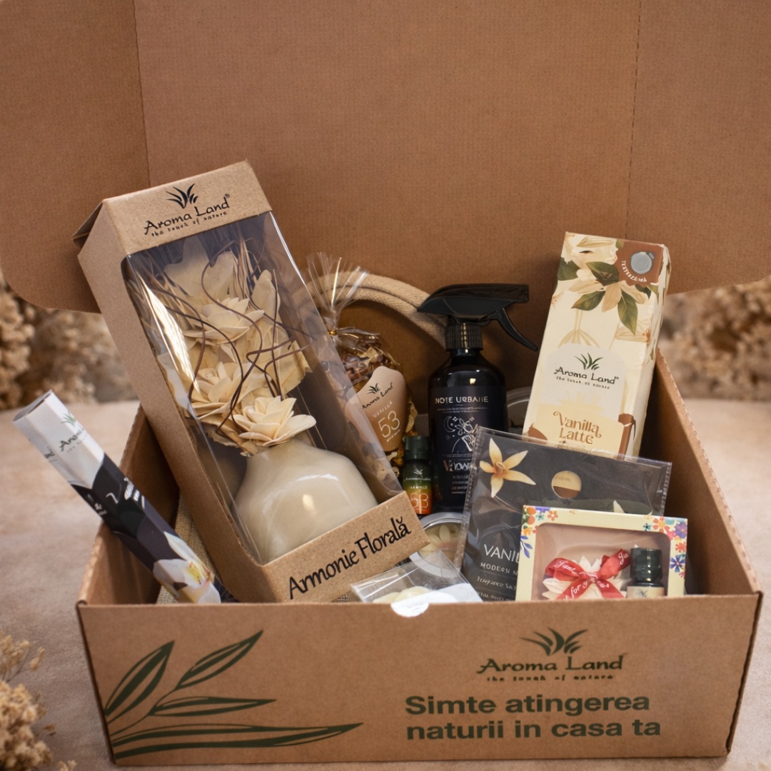 Set cadou Atmosferă Parfumată – Armonia Primaverii de la Aroma