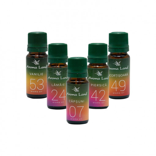 Pachet 5 uleiuri aromaterapie Desert Delight, Aroma Land, 10 ml