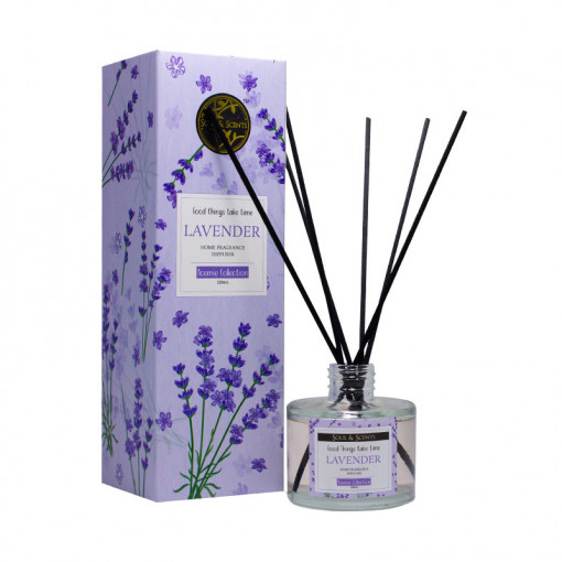 Difuzor de parfum Lavender, S&S India, 120 ml