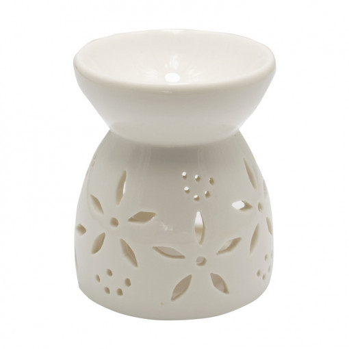 Difuzor ceramic alb de uleiuri parfumate, D70x90 mm