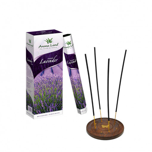 Set 6 cutii - 120 betisoare parfumate Lavanda + Suport