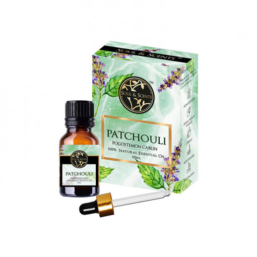 Ulei Esential Patchouli, 100% Natural, S&amp;S India, 10 ml