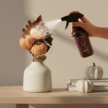 Vas ceramic cu aranjament floral Toamna si parfumare cu spray sau uleiuri parfumate