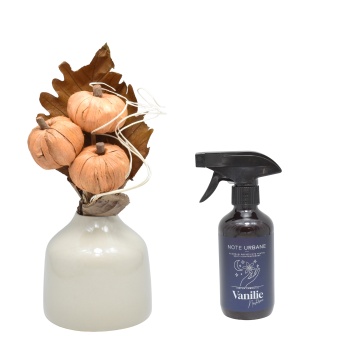 Aranjament floral Toamna + cadou spray Vanilie Nocturna gama Note Urbane