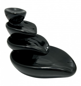 Fântână ceramică Suport conuri + 20 Conuri Backflow Waterfall Steps, Aroma Land, H10cm - Img 1