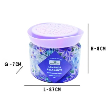 dimensiuni odorizant perle gel lavanda relaxanta, 198 g