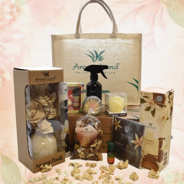 cadou premium Atmosferă Parfumată in sacosa de iuta eco