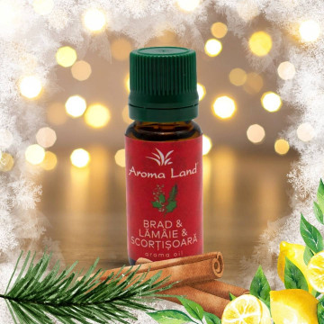 Ulei aromaterapie Brad și Lămâie și Scorțișoară, Aroma Land, 10 ml