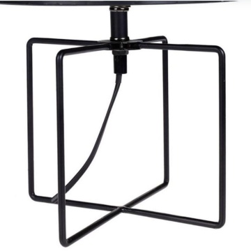 Veioza Luminaire, Metal, Negru, D25Χ35 - Img 4