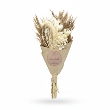 Aranjament floral Mini Bouquet Natur, Aroma Land, 29 cm