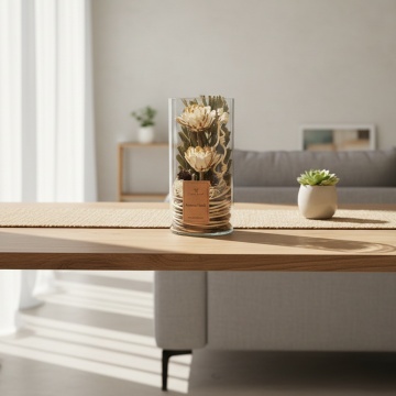 Aranjament floral Natur din lemn de Sola pentru cadou elegant si sustenabil