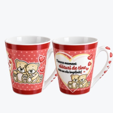 Cană ceramică Happy Valentine's, 300 ml - Img 8