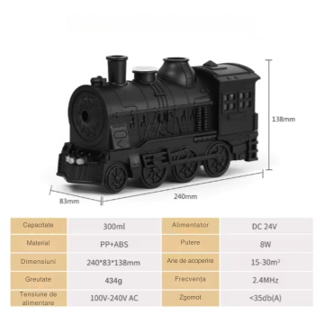 difuzor arome Locomotiva Retro pentru living modern