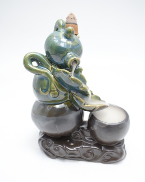 fantana ceramica aromaterapie cu conuri parfumate