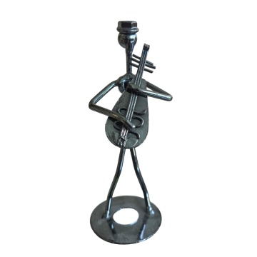 Figurina muzicant, metal - Img 4