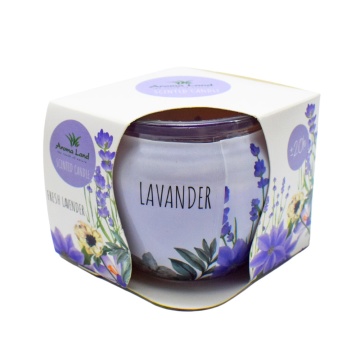 Lumânare Parfumată în Cutie, Lavandă, 20h