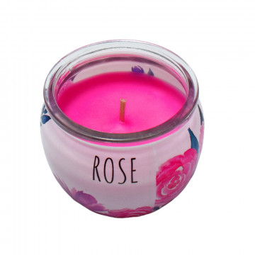 Lumânare Parfumată în Cutie, Rose,  Aroma Land, 20h