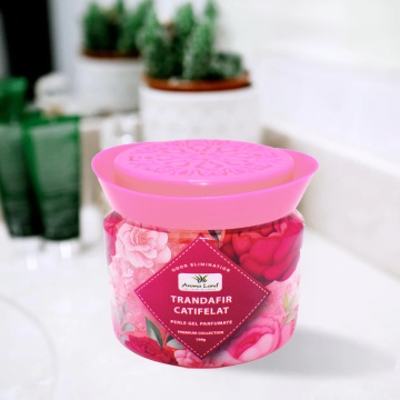 Odorizant camera cu perle gel Trandafir Catifelat, Aroma Land, 198g