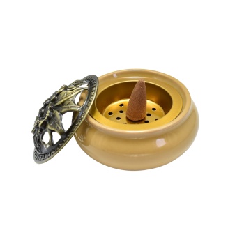 Suport Conuri Backflow Yellow Incence, D10x6.90cm - Img 4
