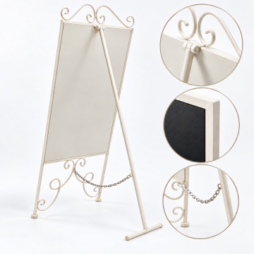 Tablă decorativă pentru mesaje, cu suport metalic, 100x39 cm - Img 7