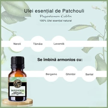 Ulei Esențial Patchouli, S&S India, 10 ml - Img 6
