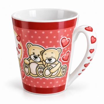 Cană ceramică Happy Valentine's, 300 ml - Img 5