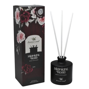 Reed diffuser - difuzor de parfum Midnight Rose, Aroma Land, 100ml