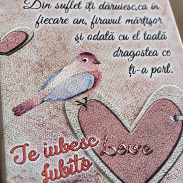 Tablou decorativ Love Story, 15x20 cm - Img 7