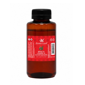 Ulei aromaterapie Brad și Lămâie și Scorțișoară, Aroma Land, 250 ml