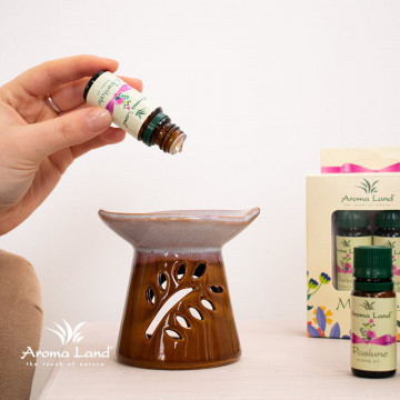 ulei aromaterapie Claritate într-un difuzor ceramic Aroma Land