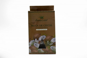Conuri parfumate backflow cu aroma de cocos
