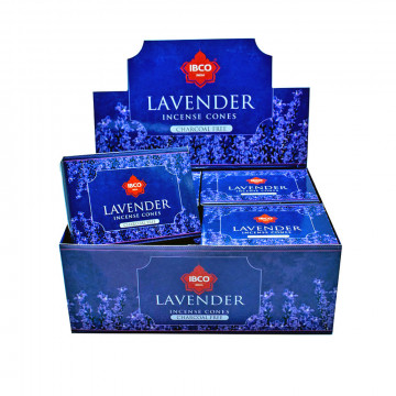 Conuri parfumate Lavender, IBCO India, 10 buc